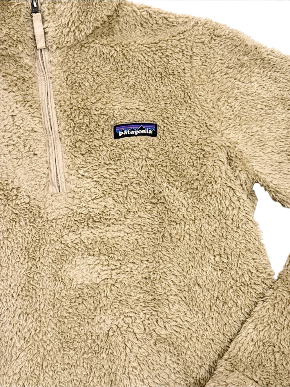 Patagonia Los Gatos 1/4-Zip Plush Cozy Pullover Top - Picture 3 of 9